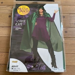 Spirit Halloween Disney Hocus Pocus Winifred Sanderson Hooded Cape - One Size